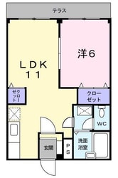 エスポワール今寺の物件間取画像